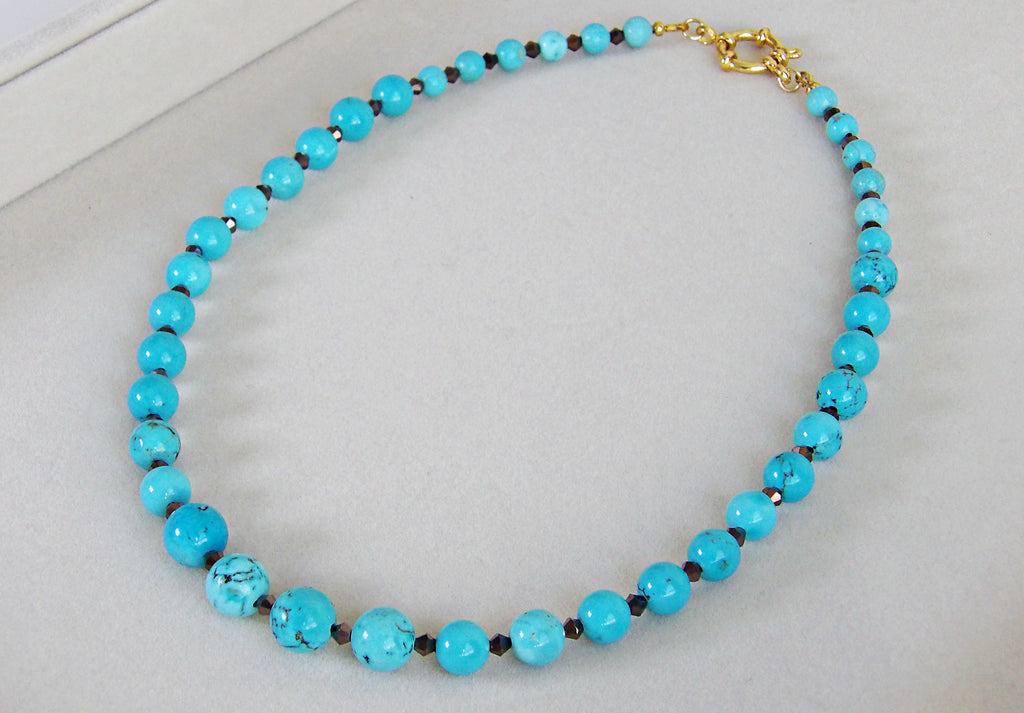 AMARI Necklace | Turquoise & Toggle Clasp