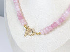 EVA Necklace | Pink Candy Beads & Toggle Clasp