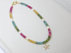 Gypsy Seas Necklace | Multicolor Rainbow Gemstones & Pearls