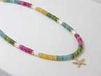 Gypsy Seas Necklace | Multicolor Rainbow Gemstones & Pearls
