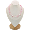 EVA Necklace | Pink Candy Beads & Toggle Clasp