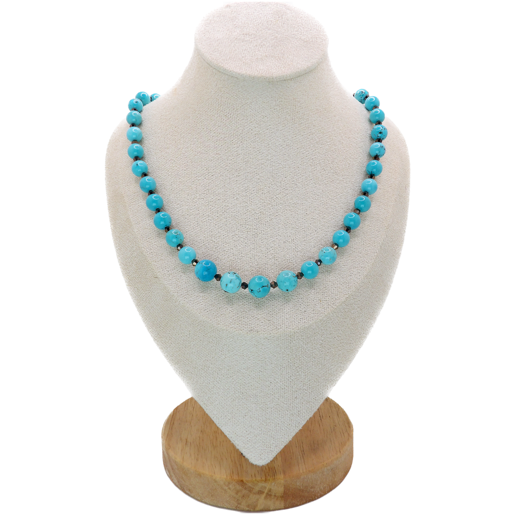 AMARI Necklace | Turquoise & Toggle Clasp