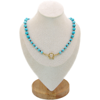 AMARI Necklace | Turquoise & Toggle Clasp