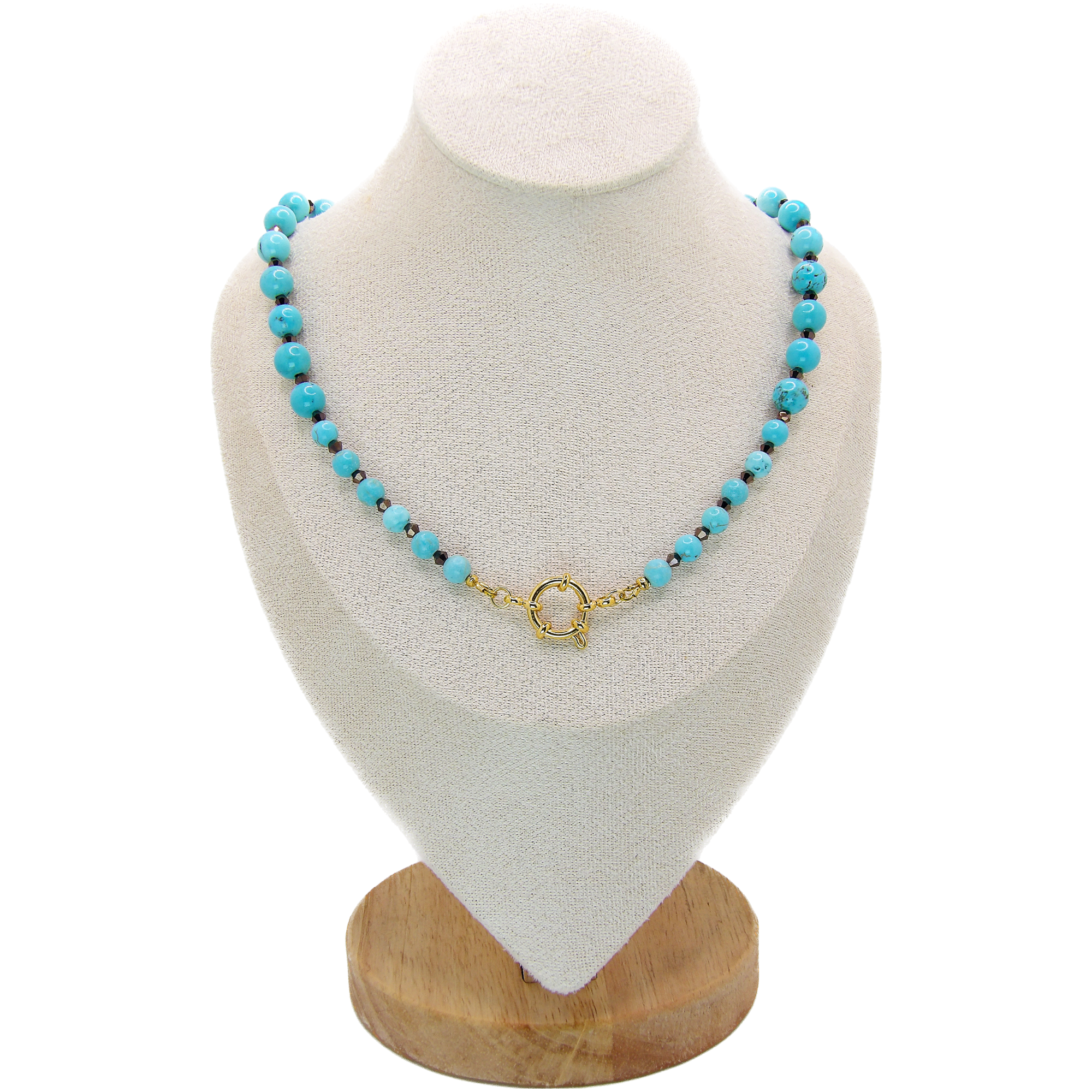 AMARI Necklace | Turquoise & Toggle Clasp