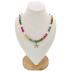 Gypsy Seas Necklace | Multicolor Rainbow Gemstones & Pearls