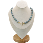 SELENE Necklace | Burmese Jade Beads & Pearl