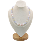 EVA Necklace | Beaded Pastel Colors Gems