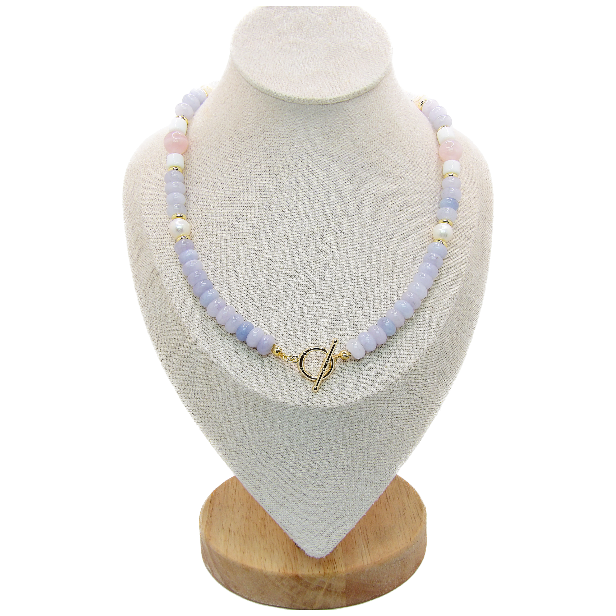 EVA Necklace | Beaded Pastel Colors Gems
